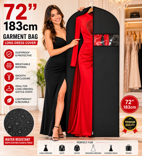 Inches zip hanging suit - hanging,