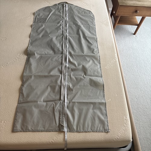 Grey garment carrier bag - carrier,