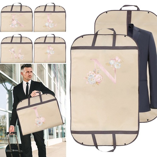 Pink flower clothes cover bag - pink,