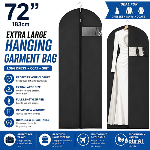 Hanging suit long dress - suit,